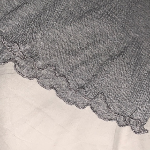 V Neck Ruffle Tee - Picture 2 of 4